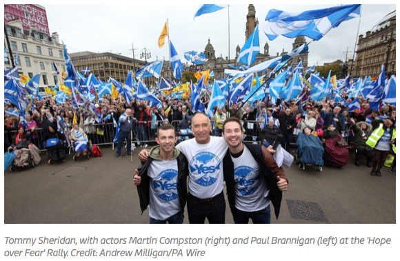 Thousands attend independence rally in Scotland
