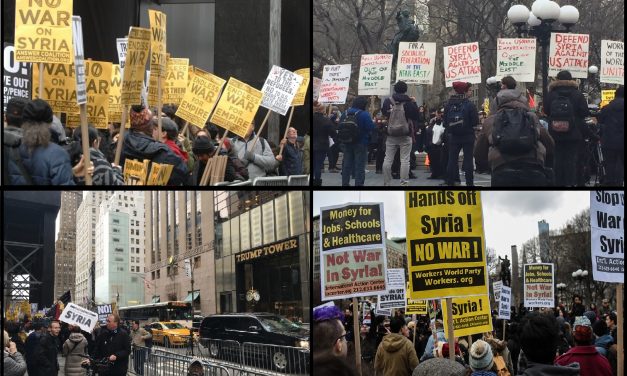 WATCH: Protests Emerge Across The U.S. Against Syria Airstrikes
